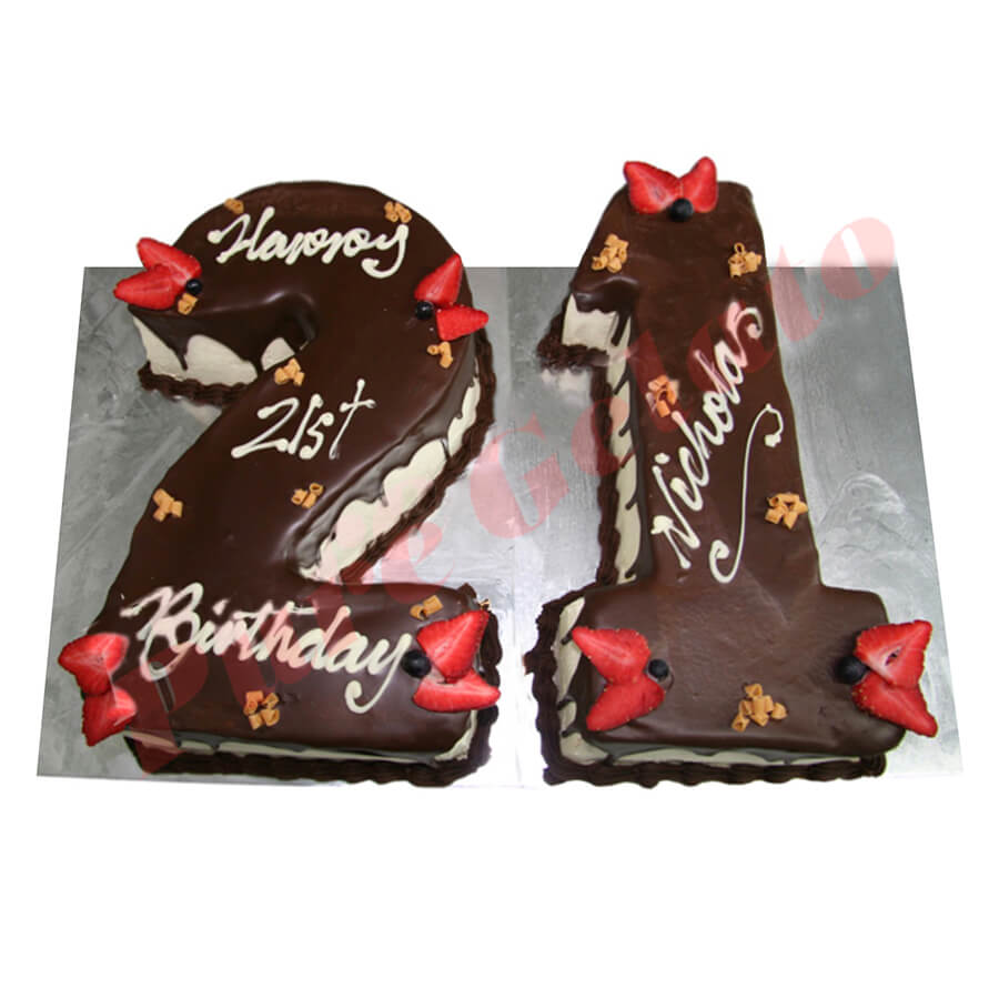 Numeral Cakes (Double Digits)