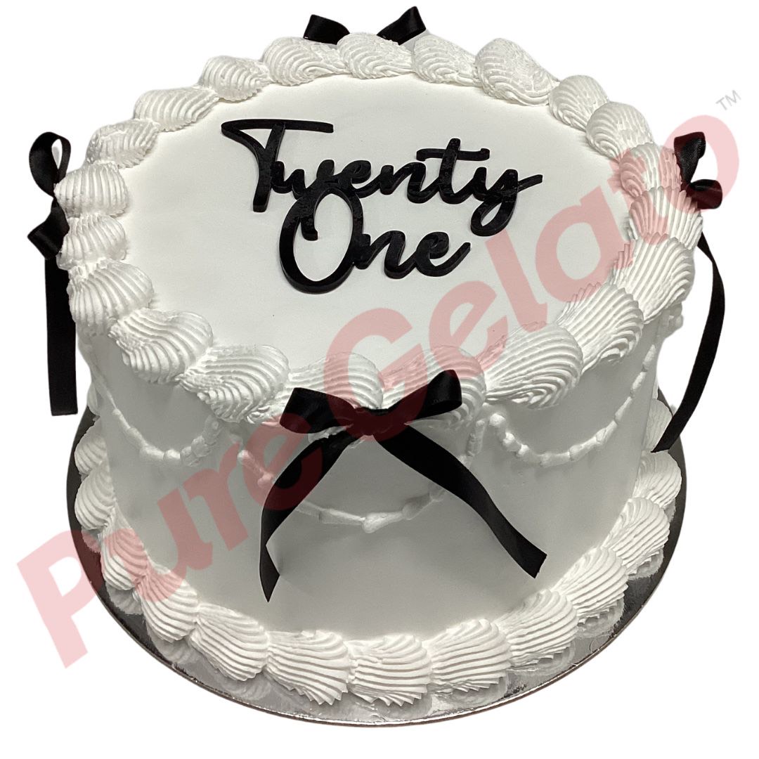 Black Bow, Vintage and Rosette Gelato Cakes